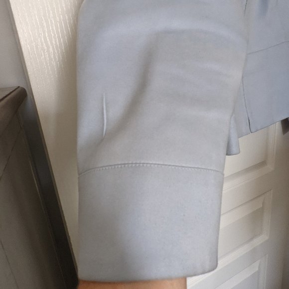 đź’™Talbots Powder Blue Blazer- feels like suede - Picture 5 of 8
